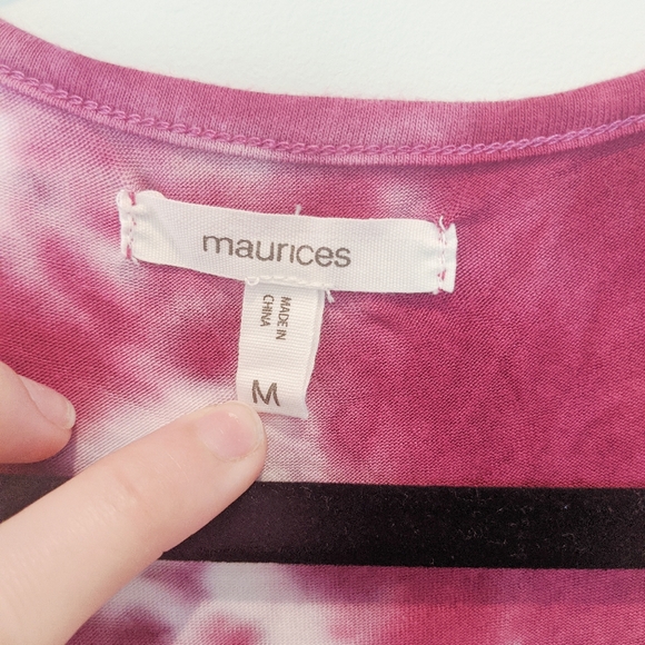 Maurices tie dye pink summer story tank top - Picture 4 of 4